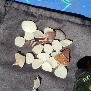 Handmade sea glass pendant